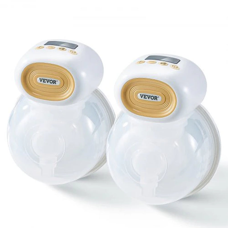 VEVOR Breast Pump, Wearable Electric Breast Pumps Hands Free, 4 Mode & 12 Levels,