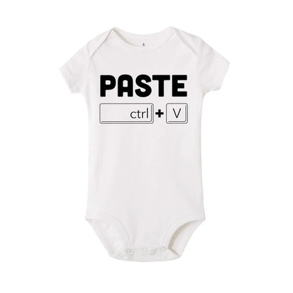 Copy Paste Twin Newborn Toddler Jumpsuit 