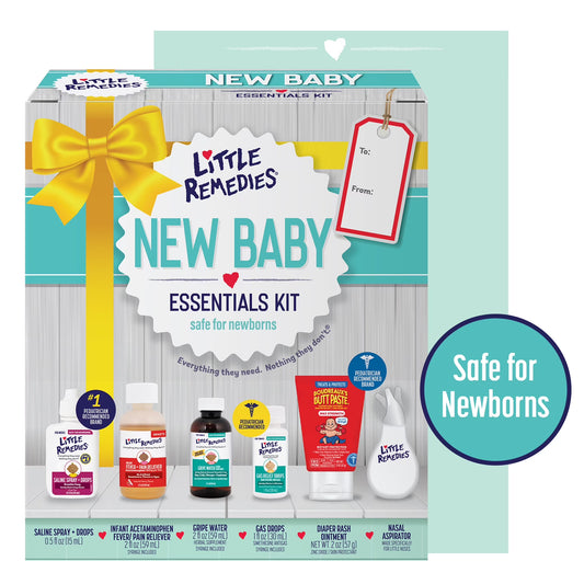 New Baby Essentials 6-Piece Kit for Infant'S Nose and Tummy Relief