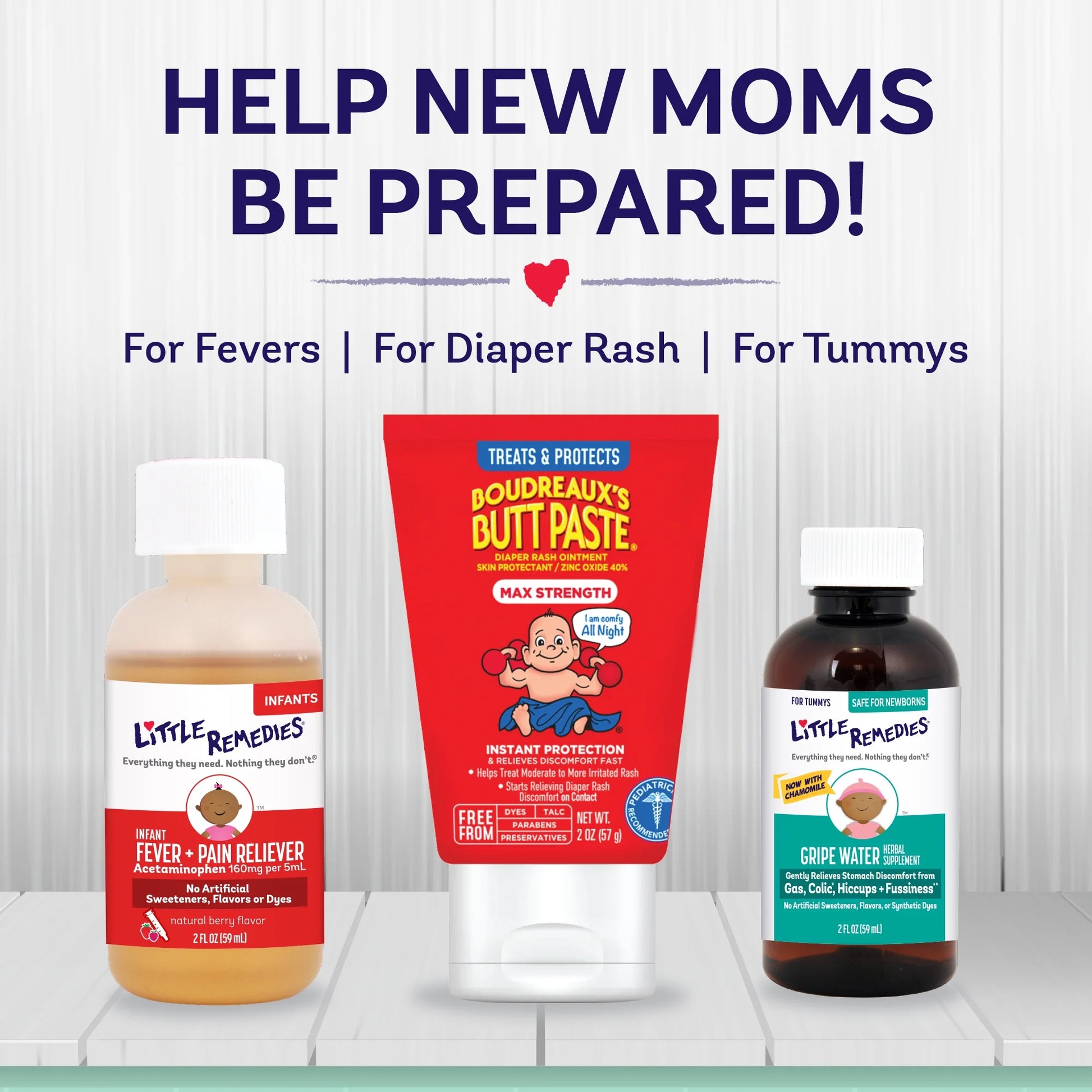 New Baby Essentials 6-Piece Kit for Infant'S Nose and Tummy Relief