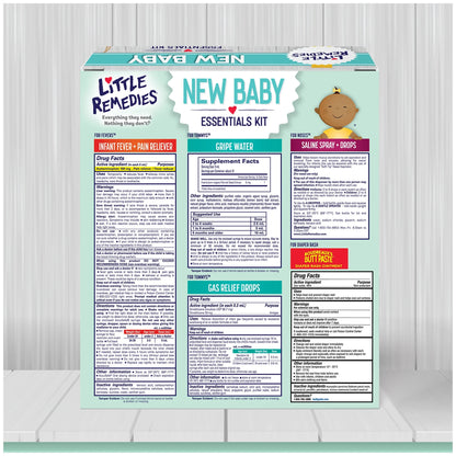 New Baby Essentials 6-Piece Kit for Infant'S Nose and Tummy Relief