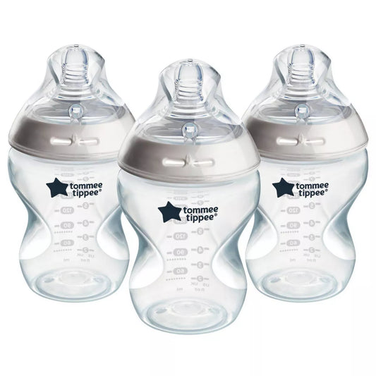 Tommee Tippee Start Slow-Flow Breast-Like Nipple Anti-Colic Baby Bottle 