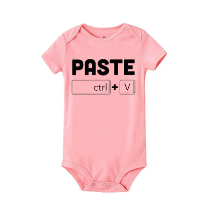 Copy Paste Twin Newborn Toddler Jumpsuit 