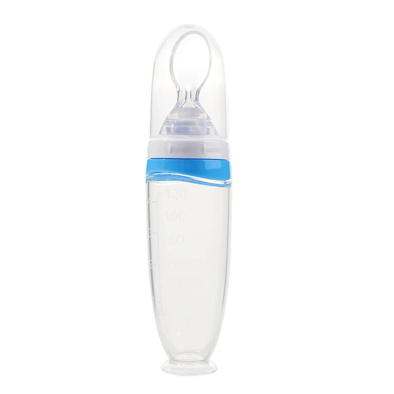 120 Ml/4Oz Infant Baby Liquid Silicone Food Squeeze Feeder