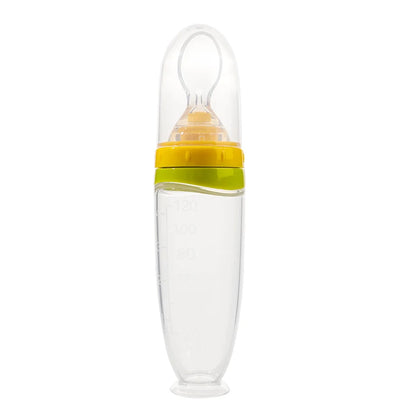 120 Ml/4Oz Infant Baby Liquid Silicone Food Squeeze Feeder