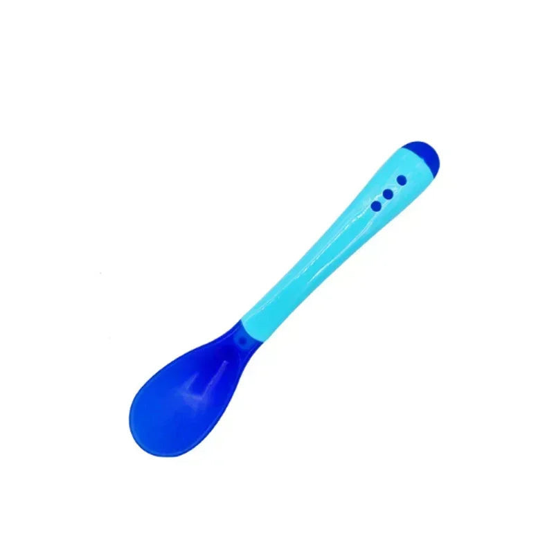 3PCS Silicone Spoon Fork for Baby Utensils Set Feeding Food Toddler 