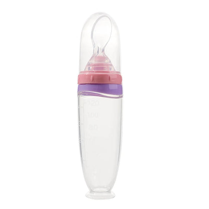 120 Ml/4Oz Infant Baby Liquid Silicone Food Squeeze Feeder