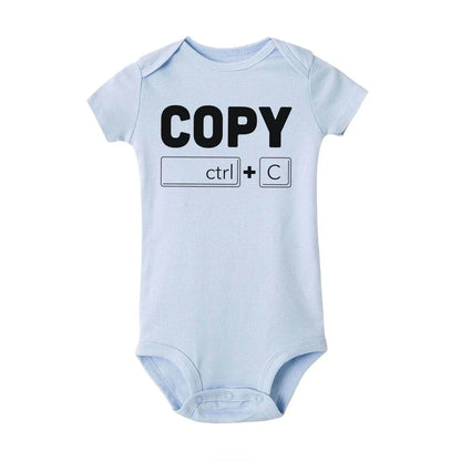Copy Paste Twin Newborn Toddler Jumpsuit 