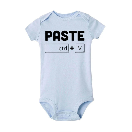 Copy Paste Twin Newborn Toddler Jumpsuit 
