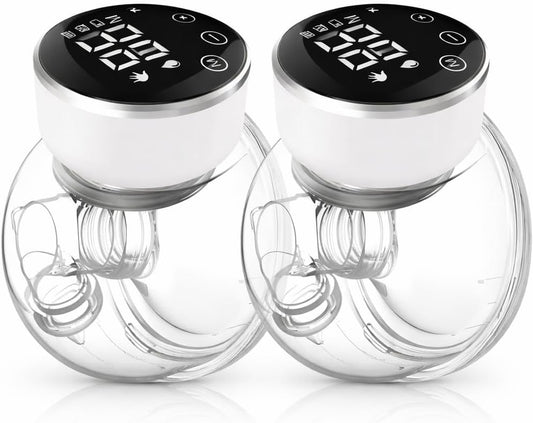Wearable Breast Pump Hands Free of Longer Battery Life & LED Display